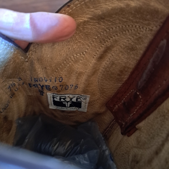 Frye western style heeled boots, 7.5 in very used condition - Picture 11 of 11